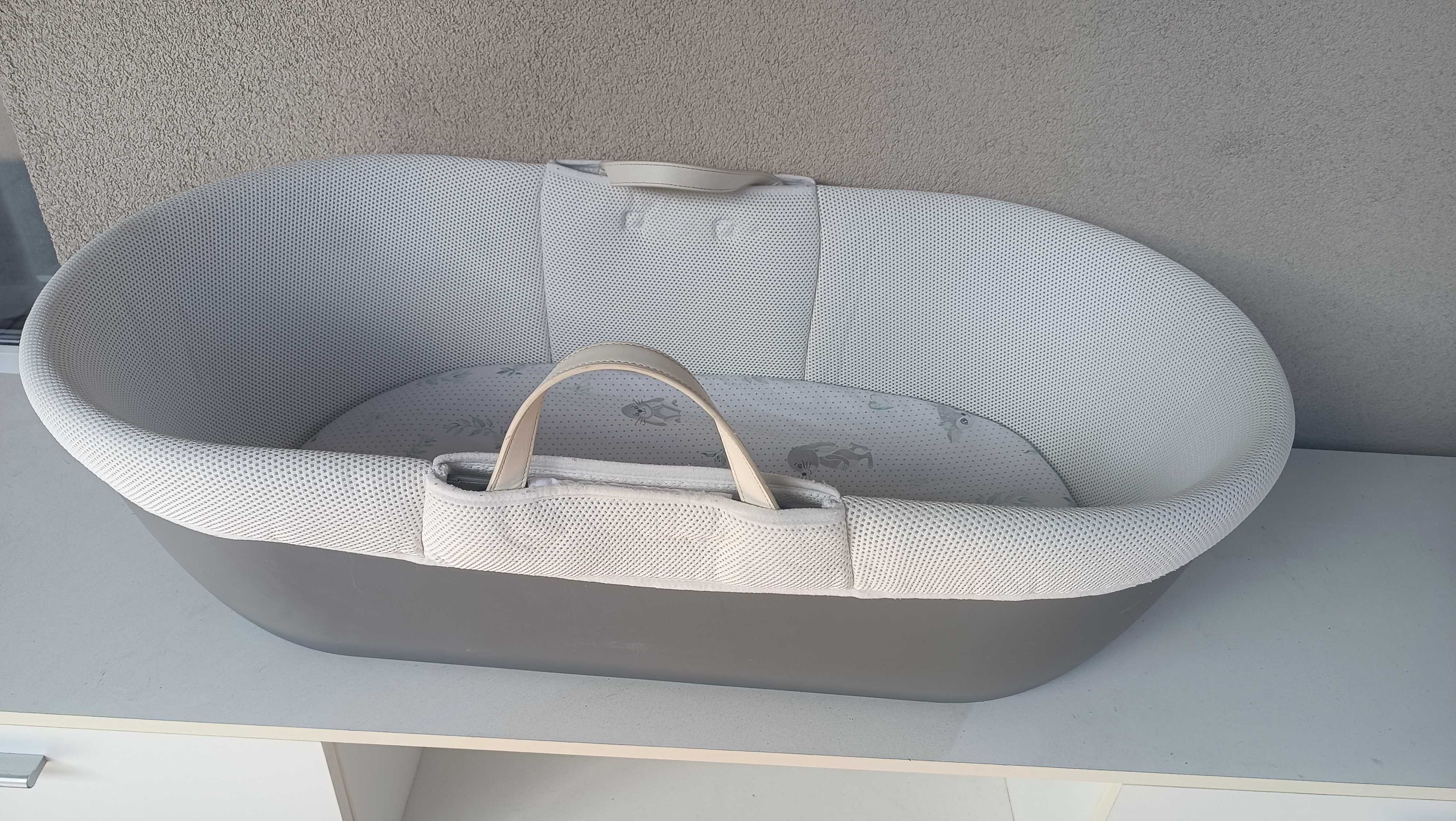Kosz Mojzesza Shnuggle curve lozeczko bujak