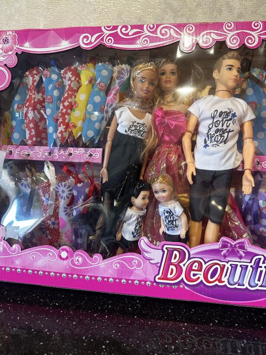 Набір ляльок подарунок дитині на Святого миколая, Сімʼя ляльок