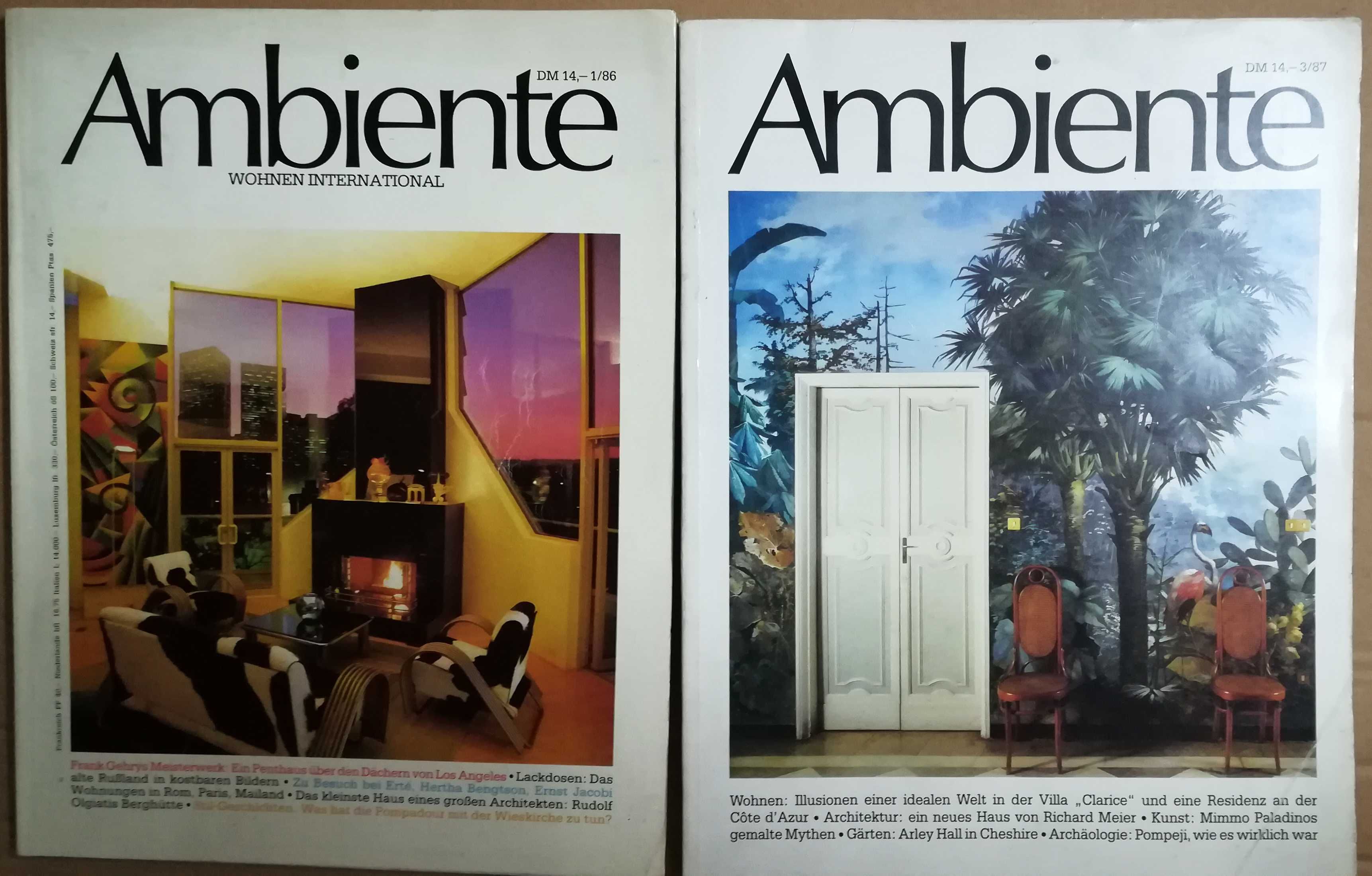 Revistas L+arte, Architectural Digest, Attitude, Ambiente e Umbigo