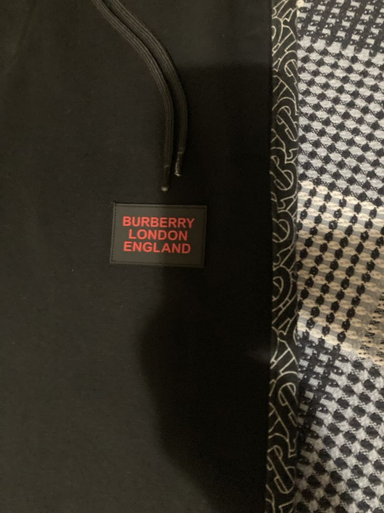 Спортивные оригинальные штаны BURBERRY BLACK