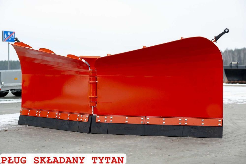 Pług śnieżny do śniegu składany strzałka euroramka TUZ Tur ładowacz