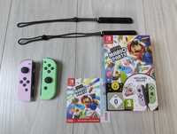 Nintendo Switch Super Mario Party + 2 JoyCon Joy-Con pastel pastelowy