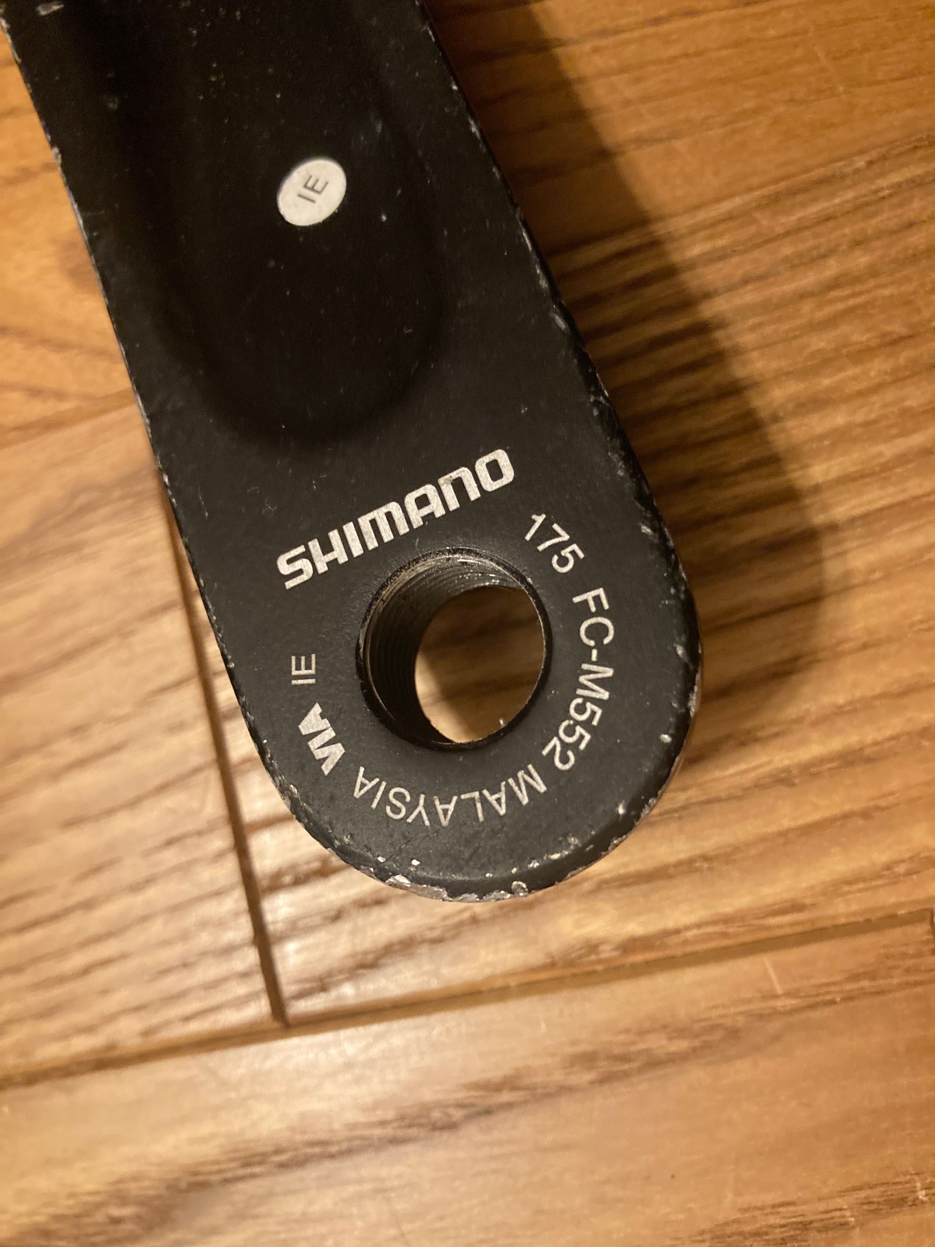 Korba Shimano FC-M552 mechanizm korbowy tarcza