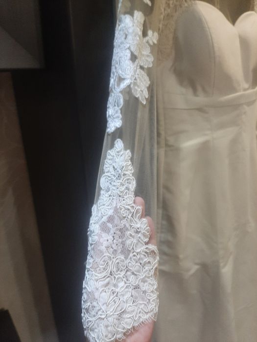 Свадебне плаття рибка + фата