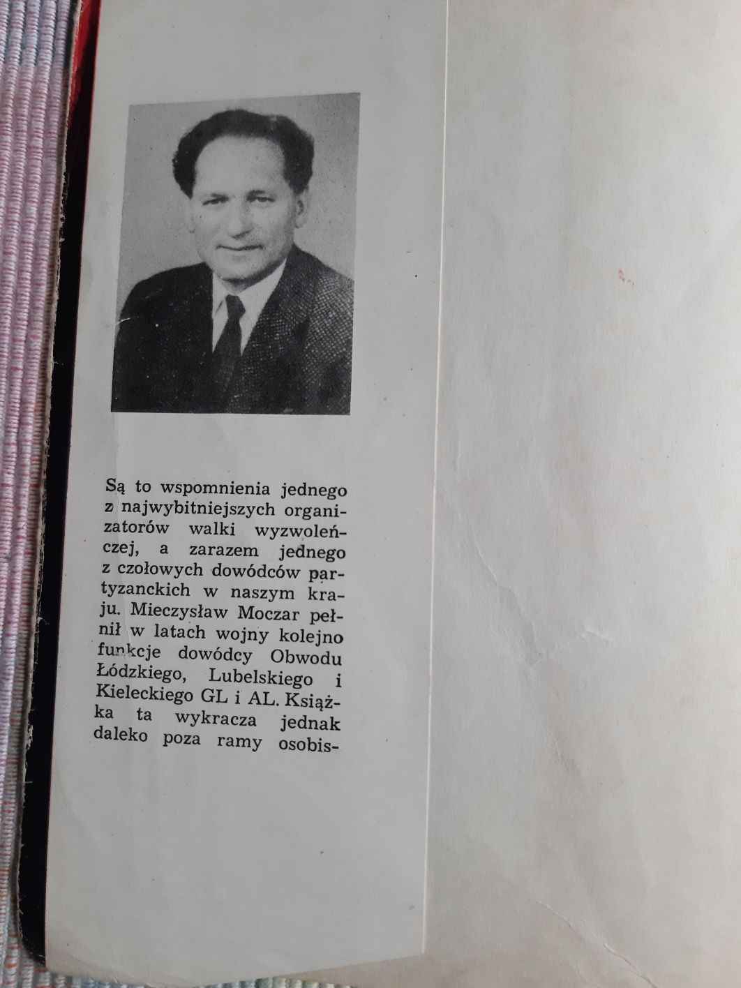 Barwy walki Mieczysław Moczar
