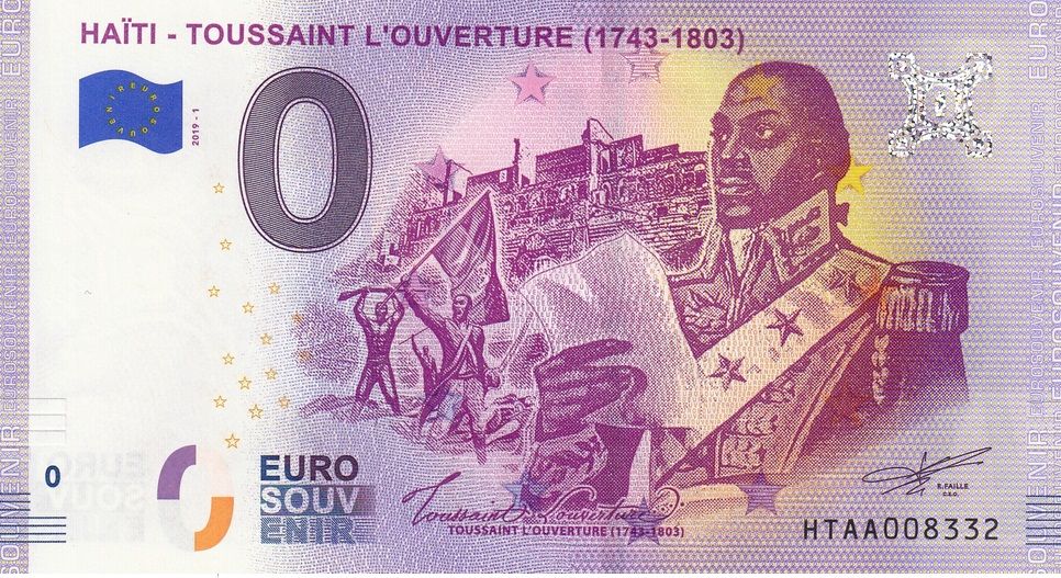 0 Euro Haiti - Toussaint L'ouverture (1743r-1803r) 2019-1