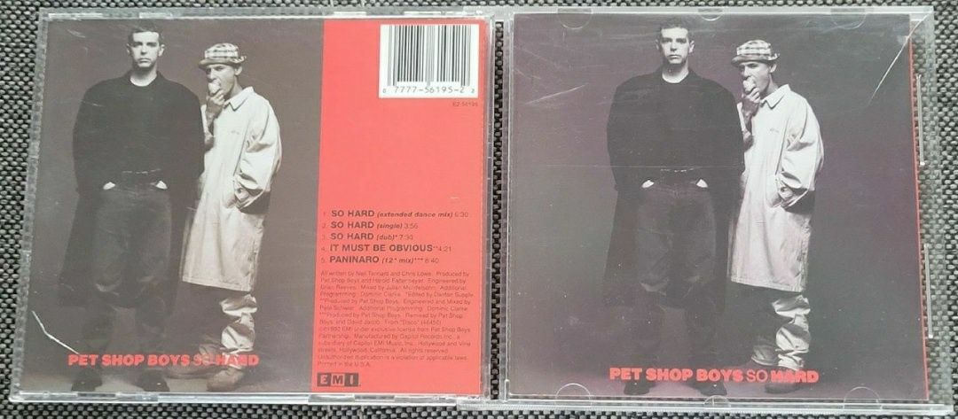 Pet Shop Boys So Hard USA CD Maxi Single