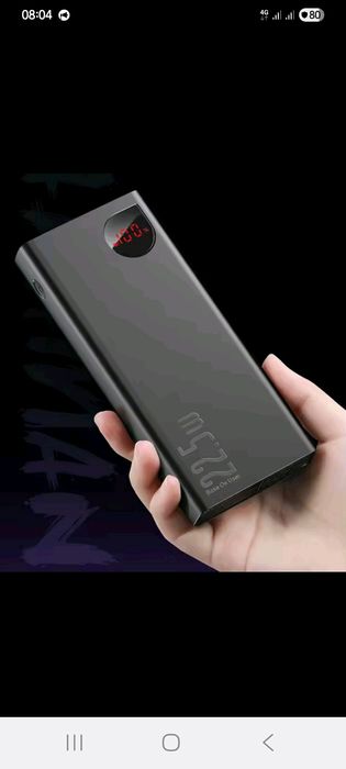 Power Bank baseus 20000 мАг 22,5 w супер быстрая зарядка