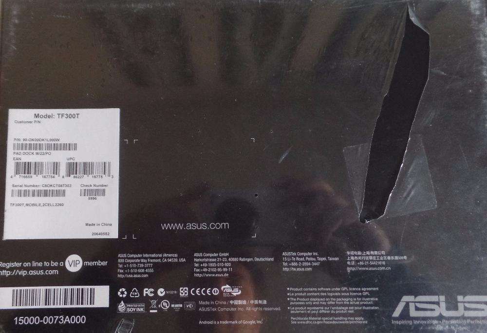 Dock Asus Transformer Pad TF300 NOVA (A13)