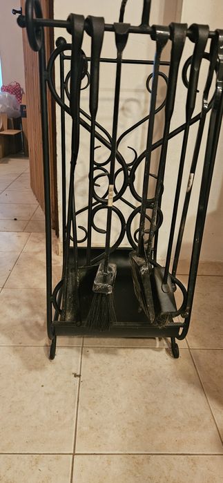 Kosz Stojak na drewno + akcesoria