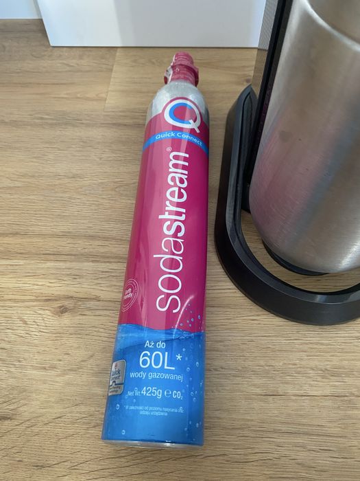 SodaStream saturator duo + nowy wkład + szklana karafka