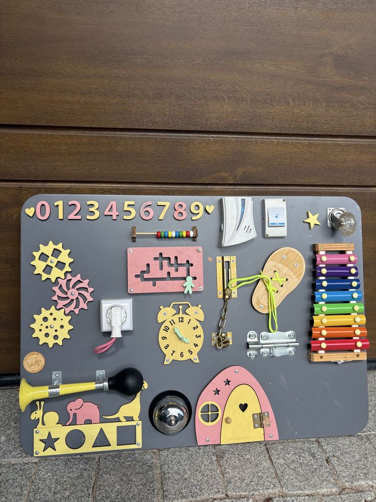 Tablica manipulacyjna, edukacyjna Montessori