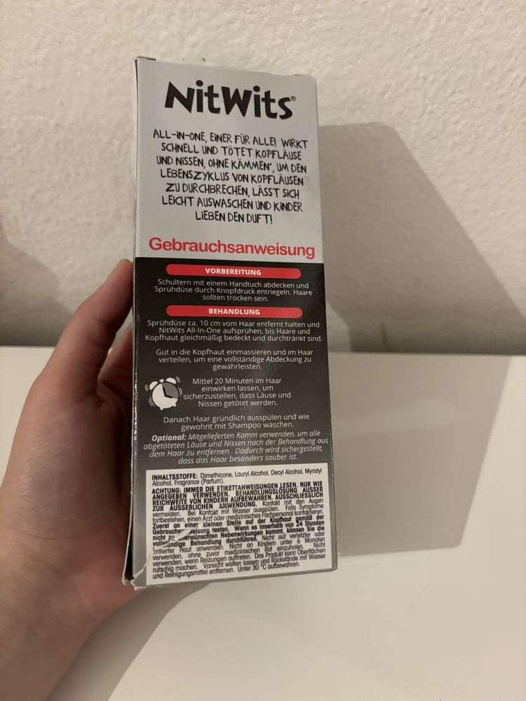NitWits All-In-One Tratamento de Piolhos - 120ml