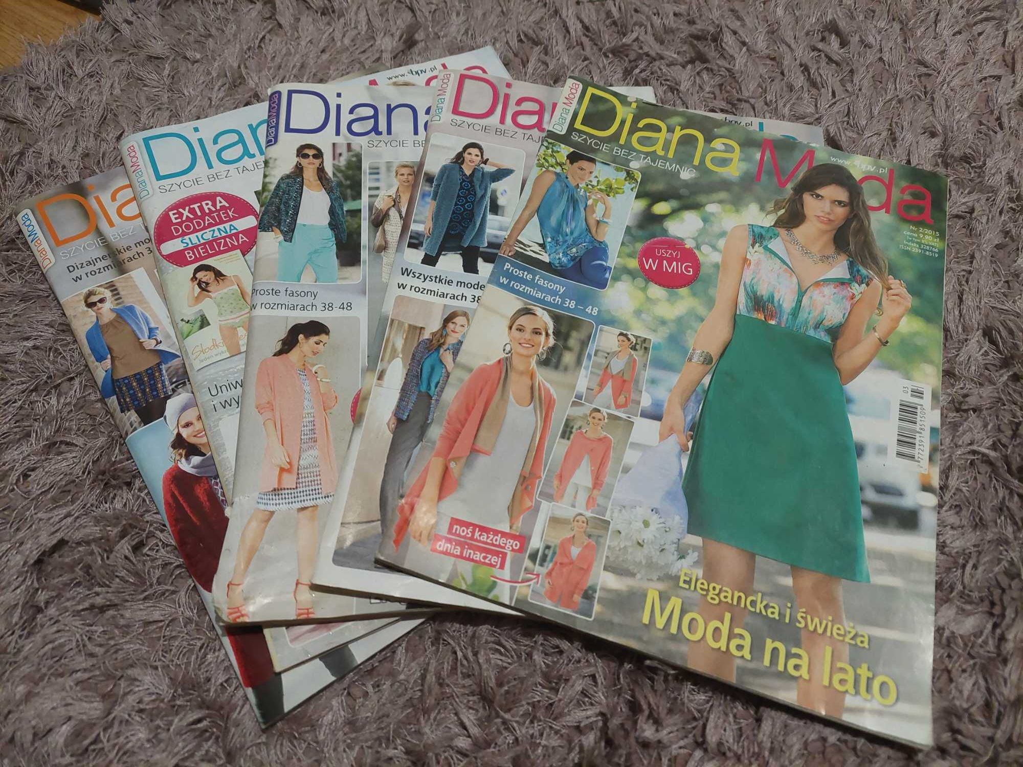 Diana Moda 2014/2015/2016 r., miesięcznik (6 numerów)