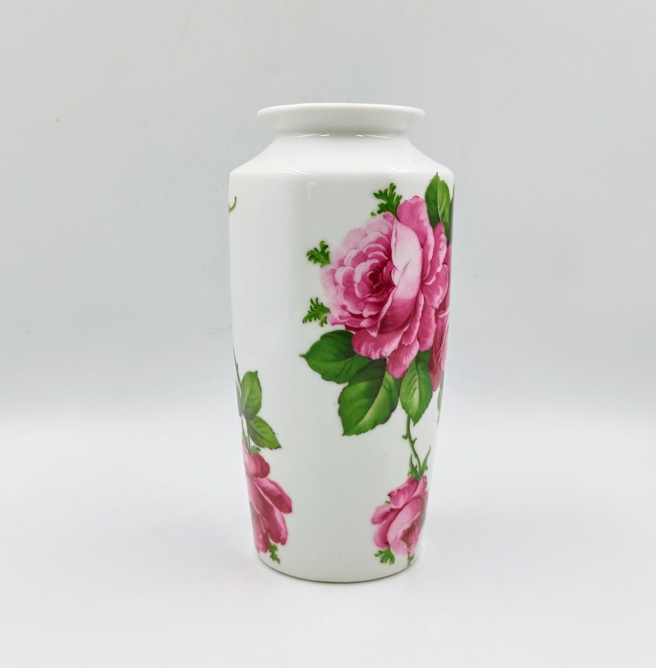 Wazon porcelanowy secesja róże kwiaty różyczki antyk bukiet porcelana