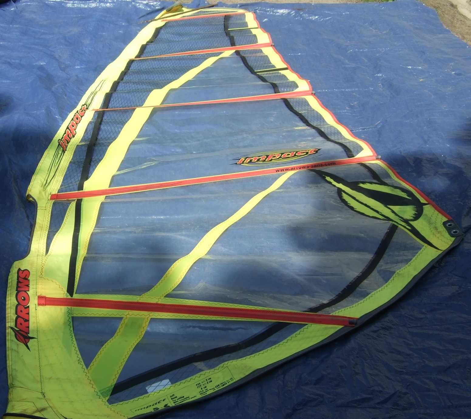 żagiel pędnik 5 - 7,8 m2 windsurfing