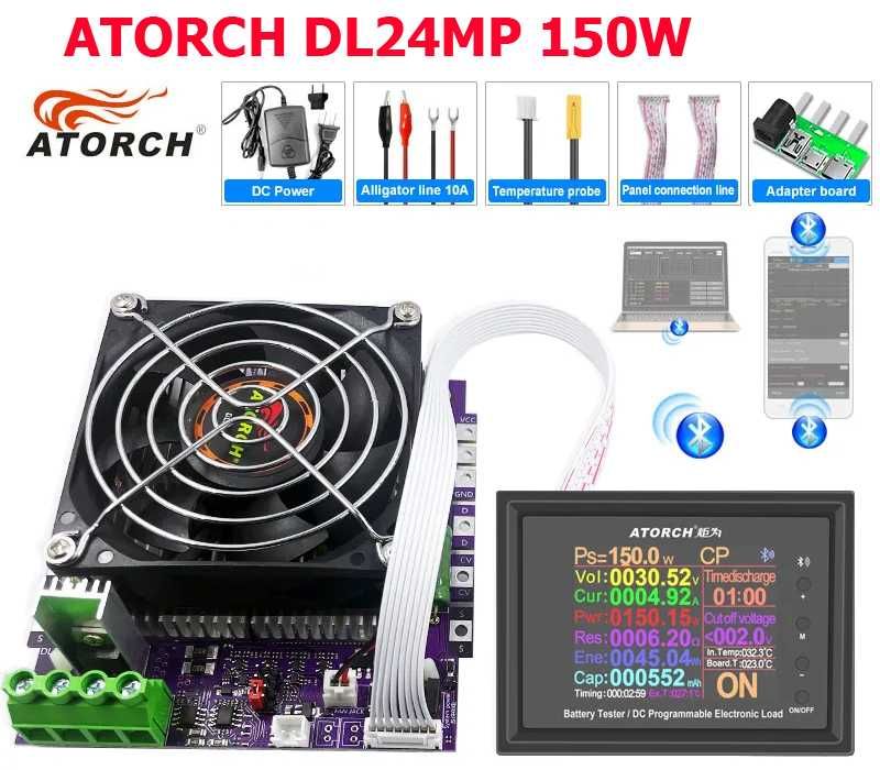 Електронне навантаження Atorch DL24MP DK, FX, DL24EW 150W-600W