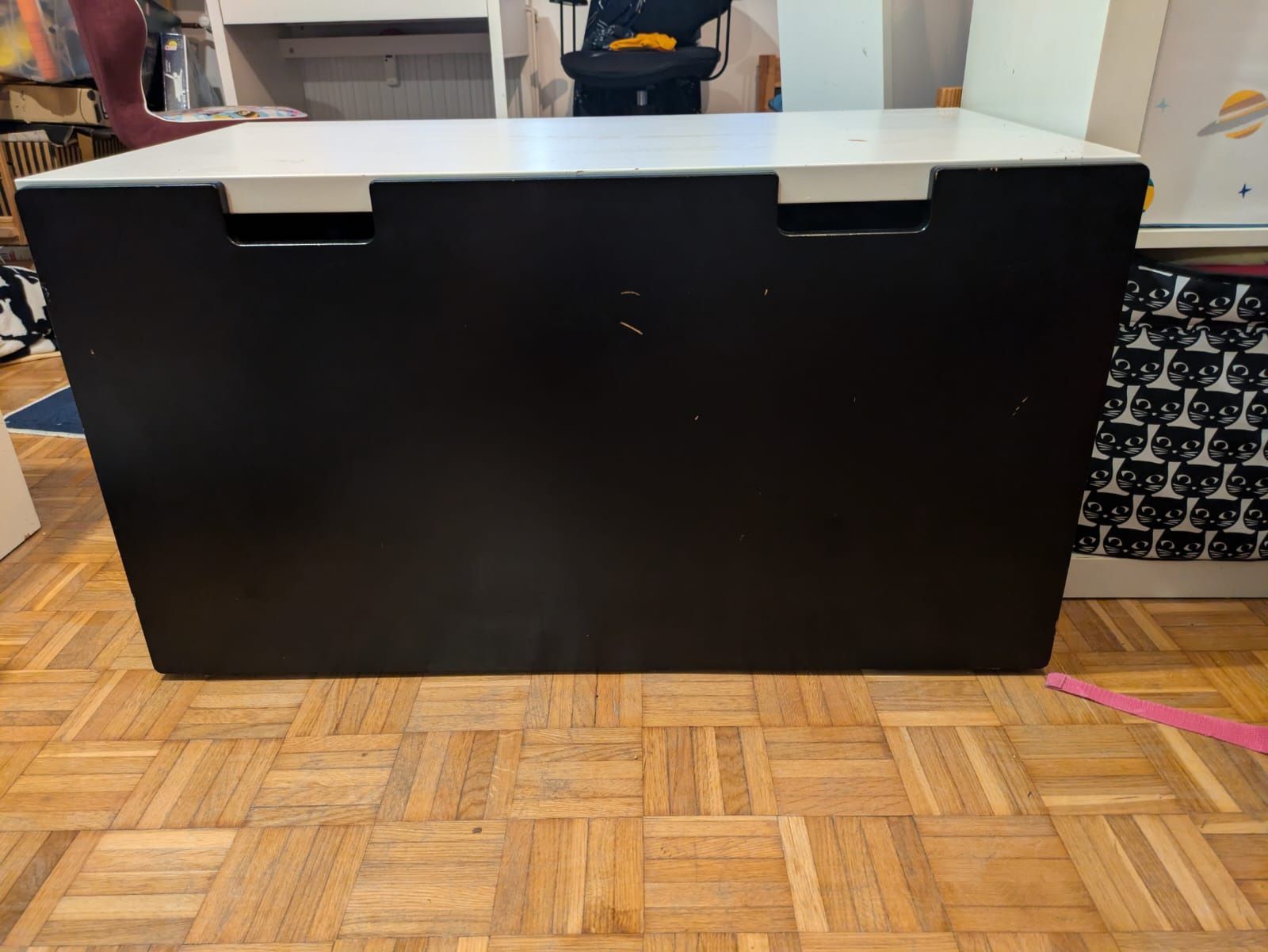 Szafka Ikea  biało czarna
