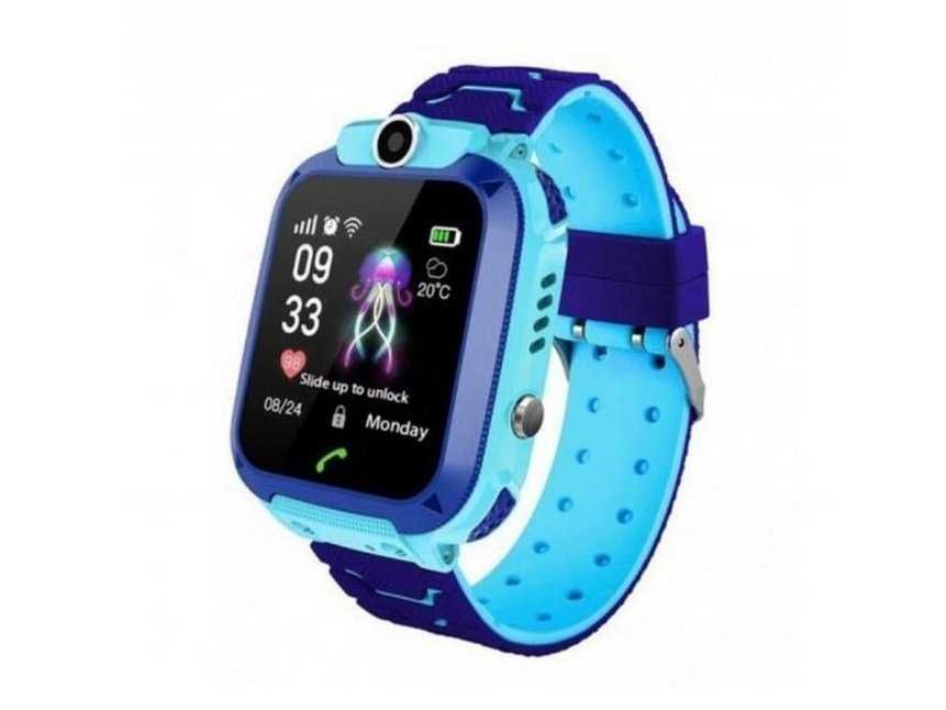 Детские смарт часы Q12 для детей с GPS трекером, розовые, голубые