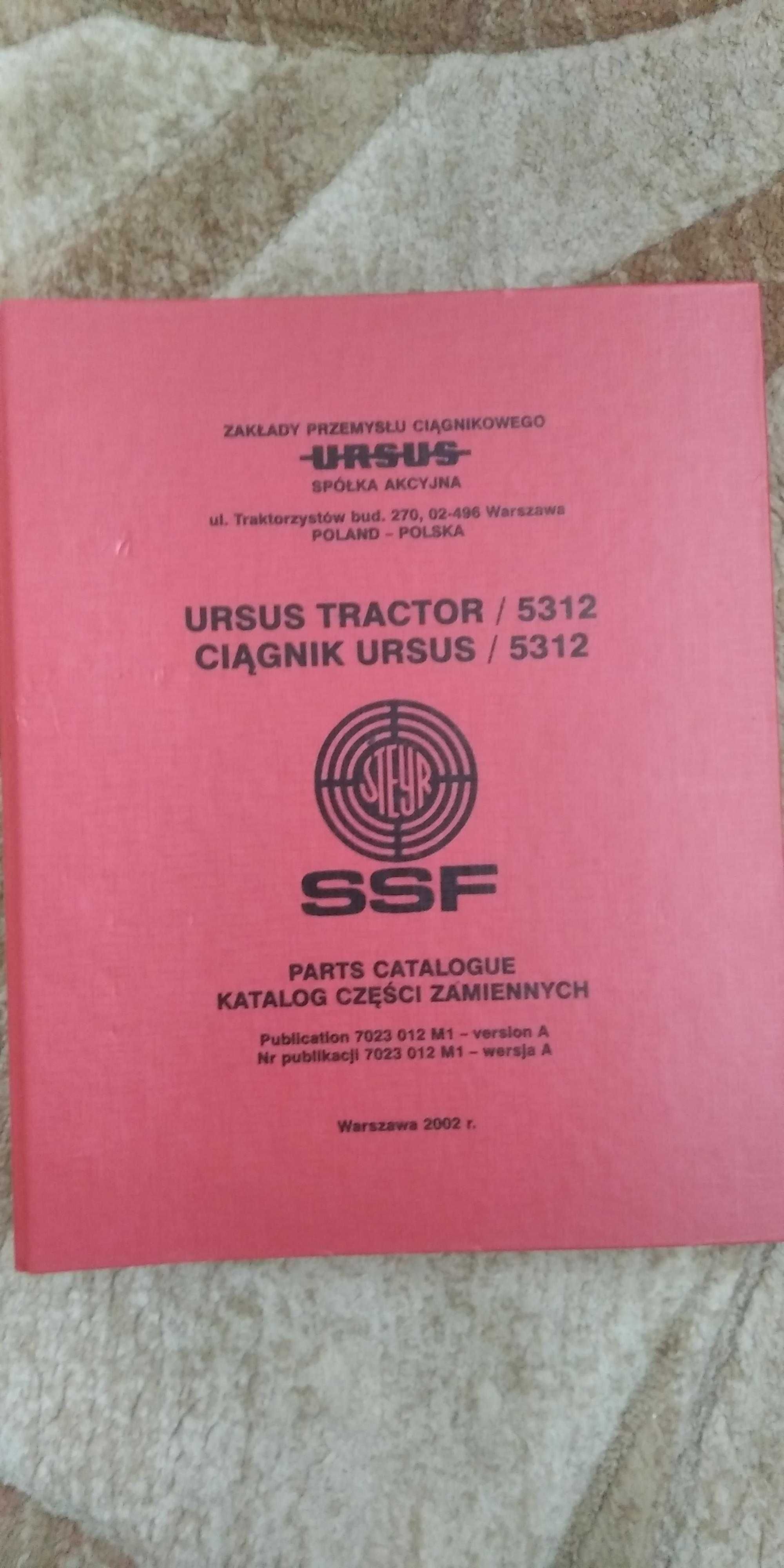 Katalog Ursus 5312 oryginał  Steyr SSF 2002
