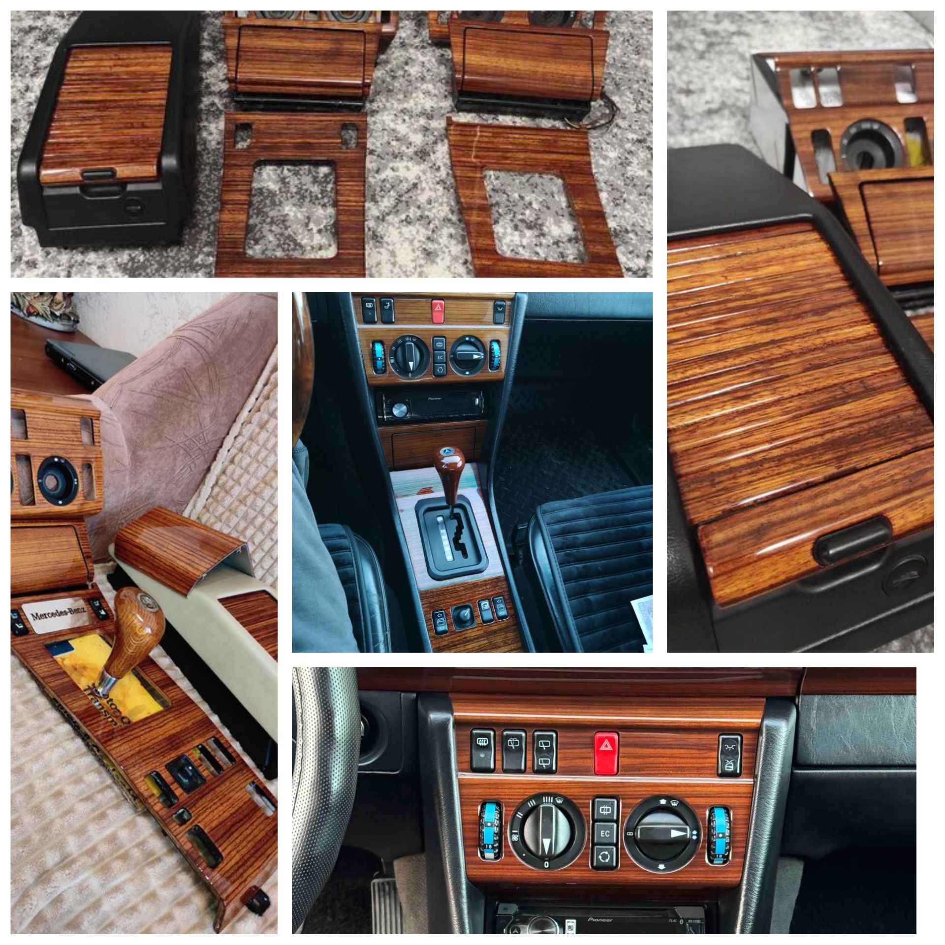 Дерево салону Mercedes w124 w140