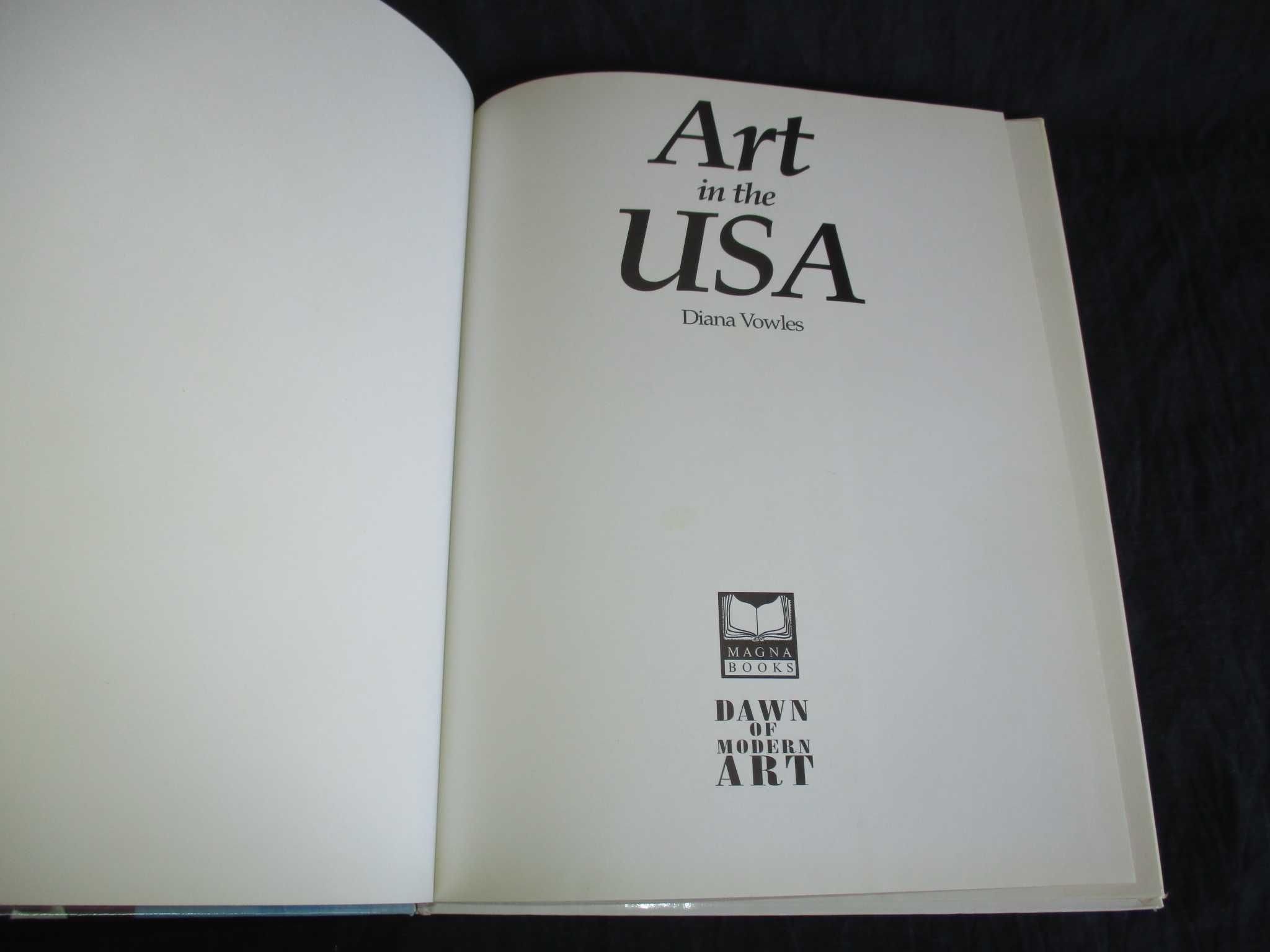 Livro Art in the USA Dawn of Modern Art