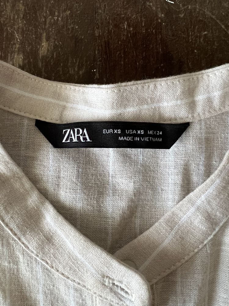 Рубашка ZARA размер XS взрослые/дети