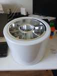 Lampa Downlight 2x18w, biała