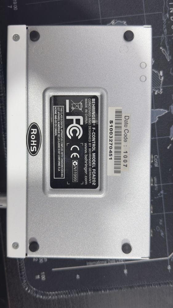 Interface Audio BEHRINGER SEM USO/Novo