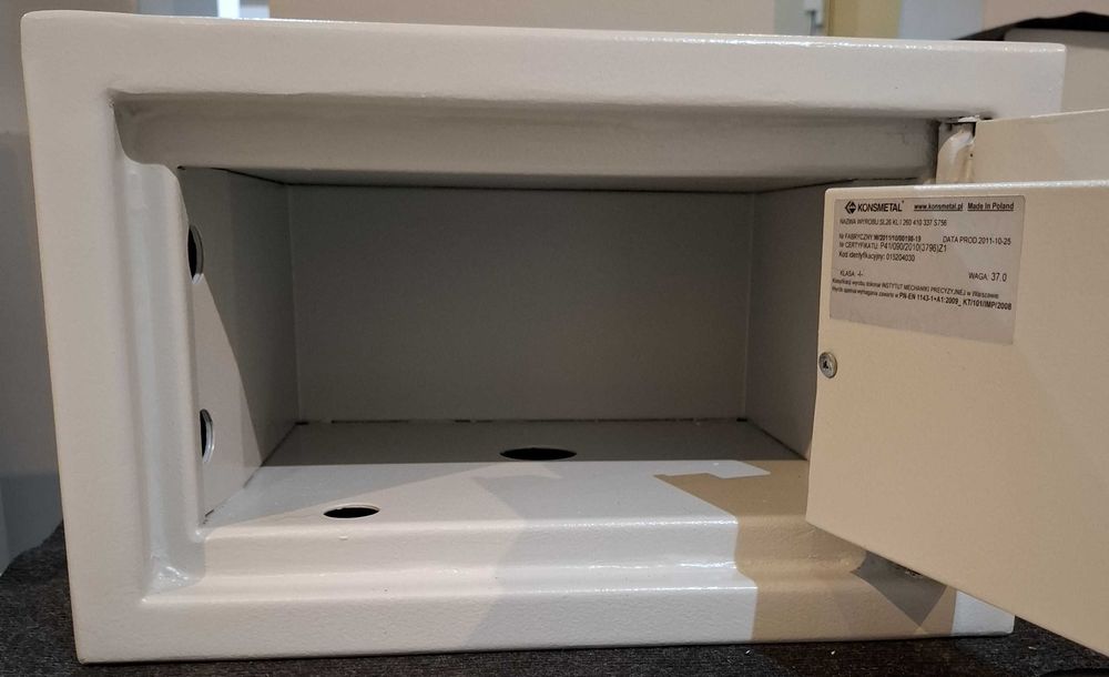 Sejf domowy, Konsmetal, I klasa odporności na włamanie SL26