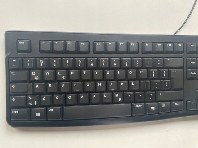 klawiatura logitech mk120 przewodowa polskie naklejki qwerty