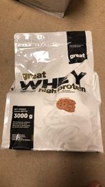 Białko Great Whey High Protein 300 dag - Great One 06.2024 czekolada