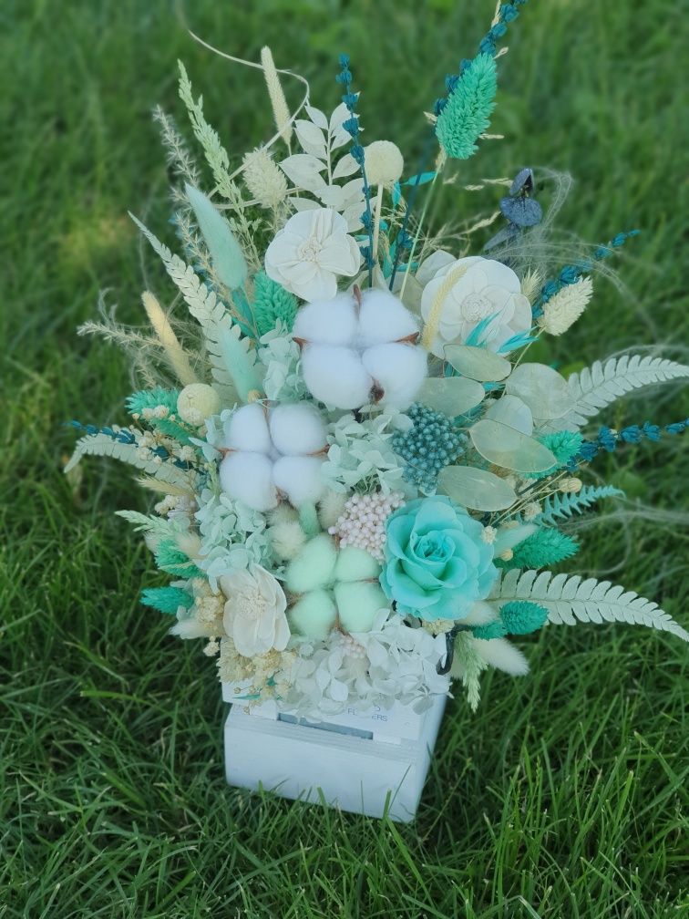 Стабилизированные цветы, сухоцветы,свадебный букет