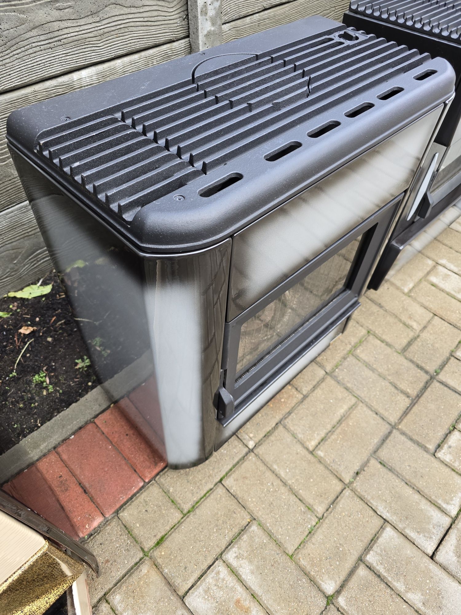 Piec  olejowy koza na olej opałowy i napędowy  5.5kw Kominek Raty