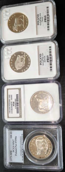 Zestaw 14 monet, piekne okazy Grading, sredniowiecze, PRL,