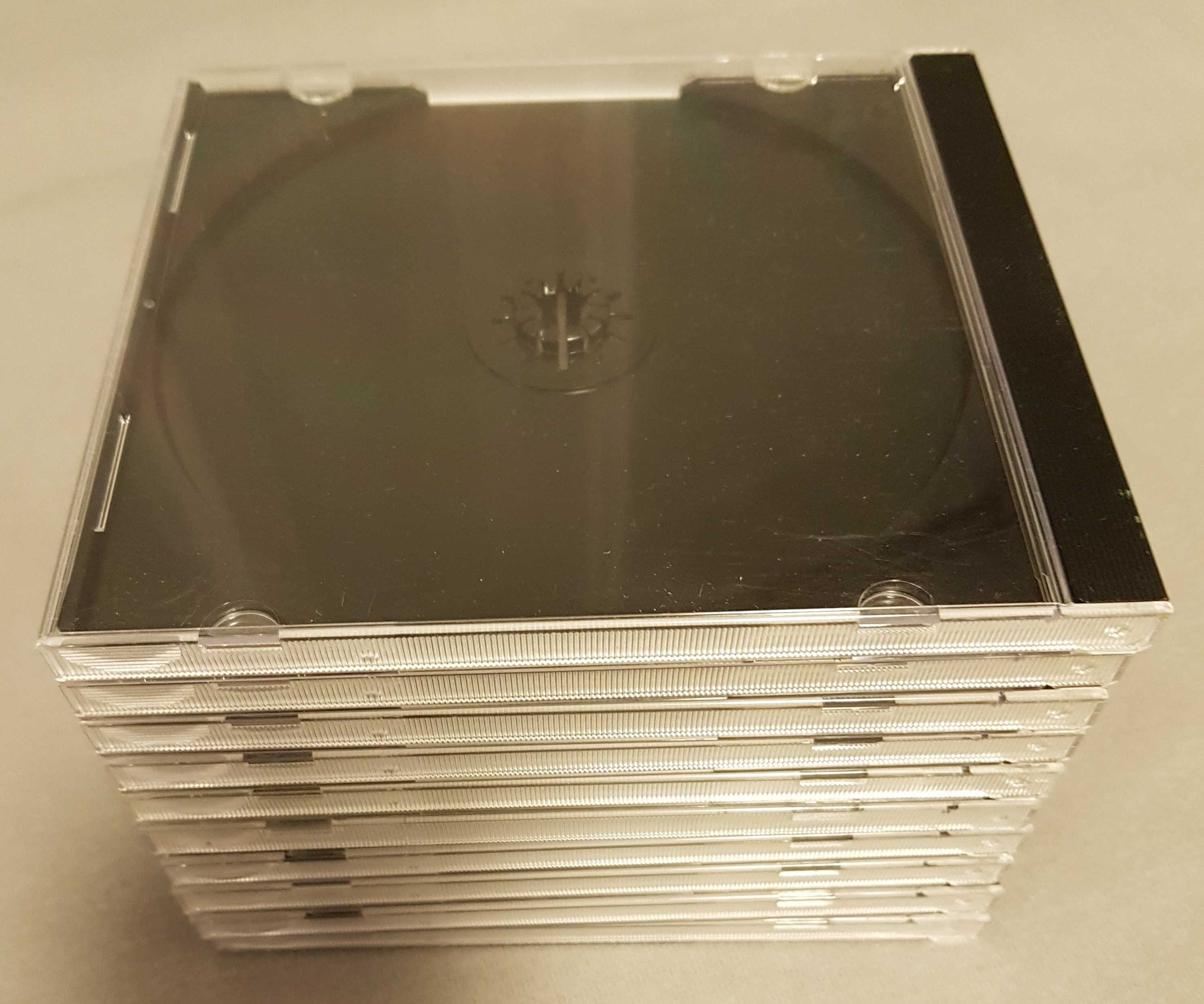 Czarne pudełka na 1 CD jewel case 10 sztuk
