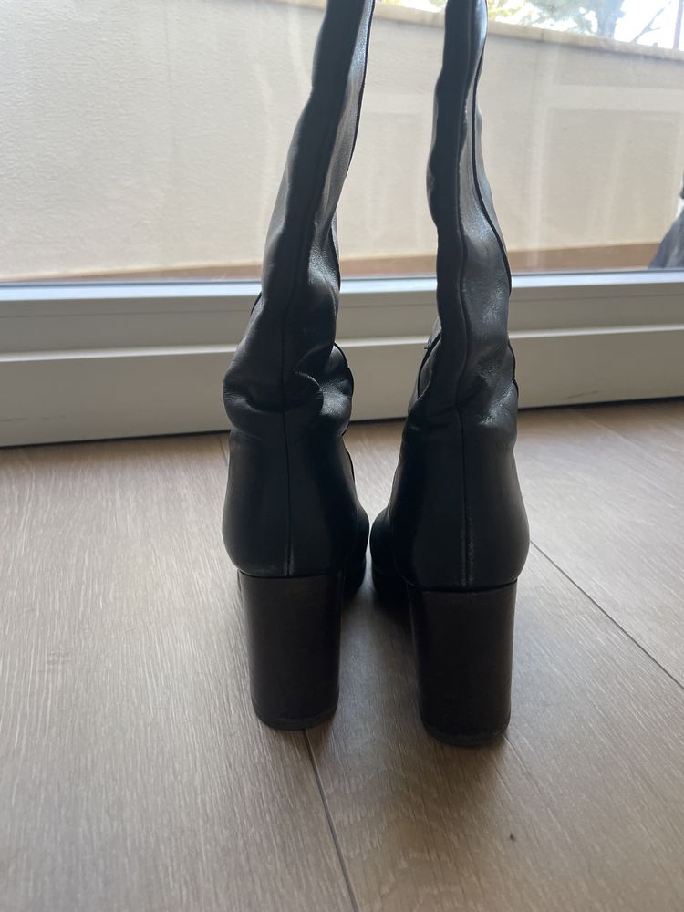 Vendo botas pele Massimo Dutti