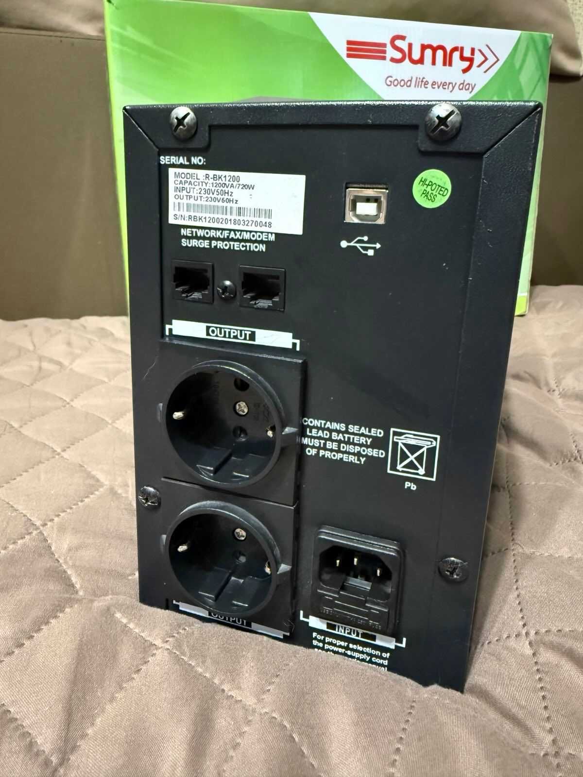 Продам ДБЖ 1200VA / 720Вт