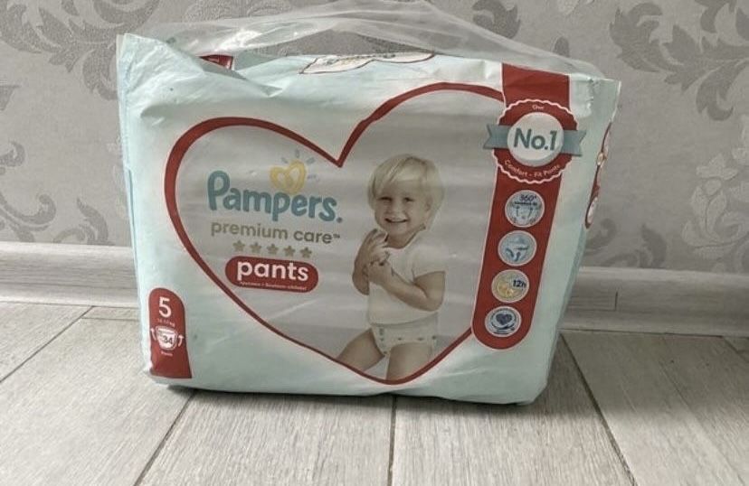 Подгузники -трусики Pampers Premium Care. Размер 4,5,6.