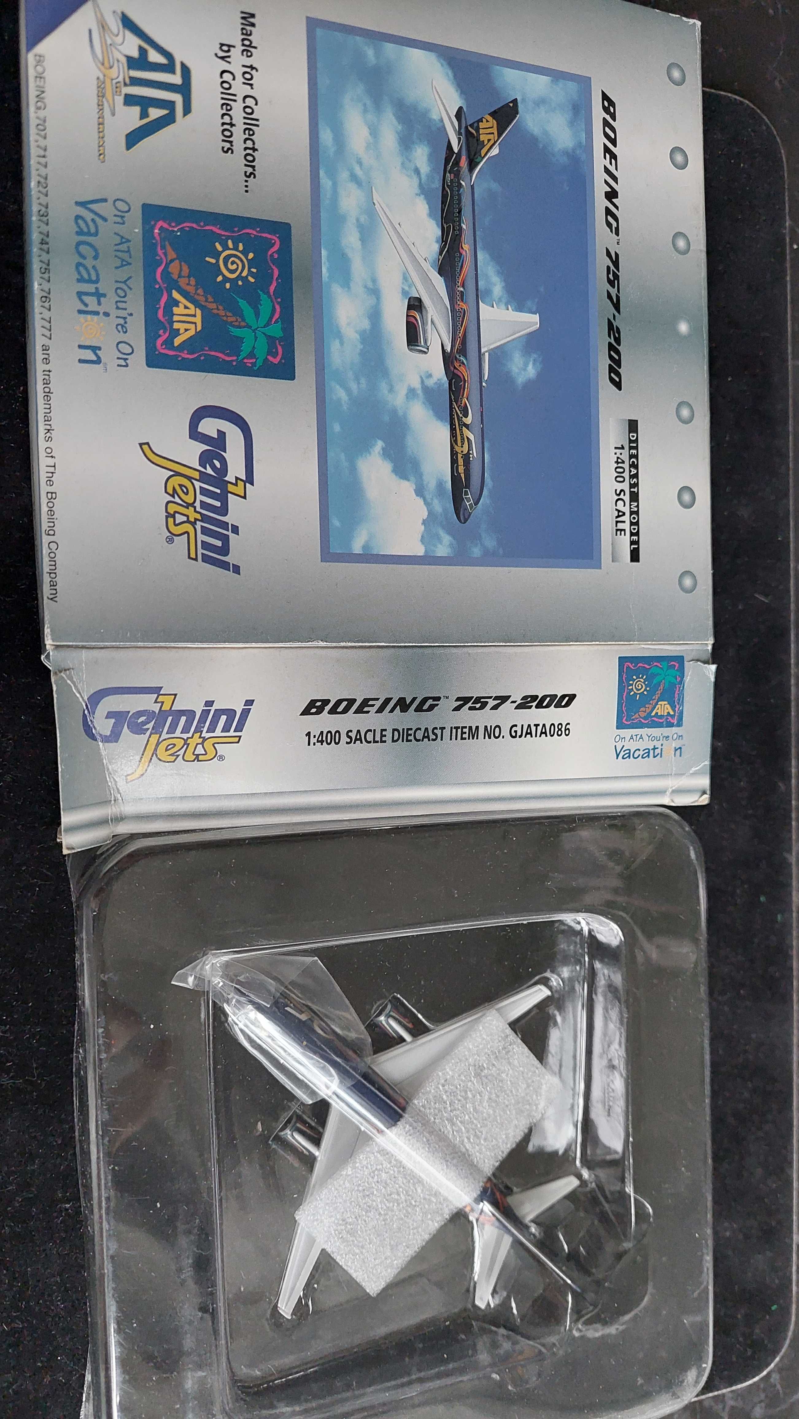 Model samolotu Boeing B 757-200 ATA 1:400 Gemini