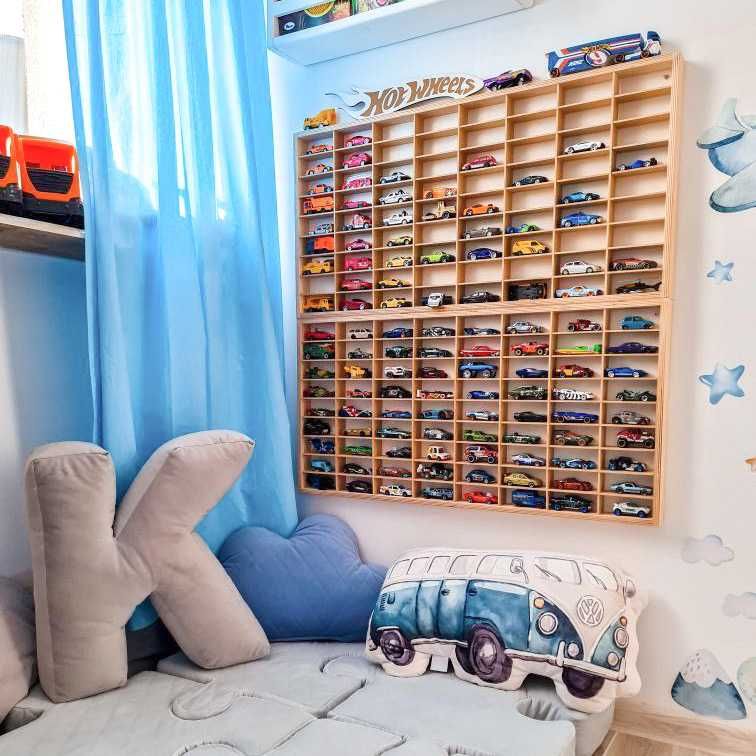 PÓŁKA NA RESORAKI hot wheels regał na samochodziki autka organizer