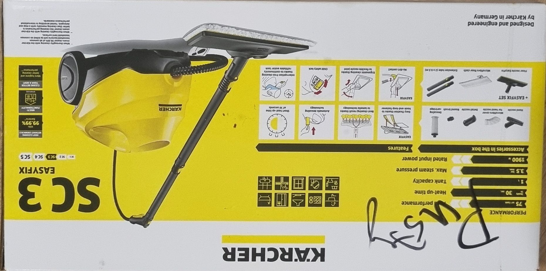Parownica Kaŕcher SC 3 EASY FIX