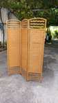 Biombo palha dobravel