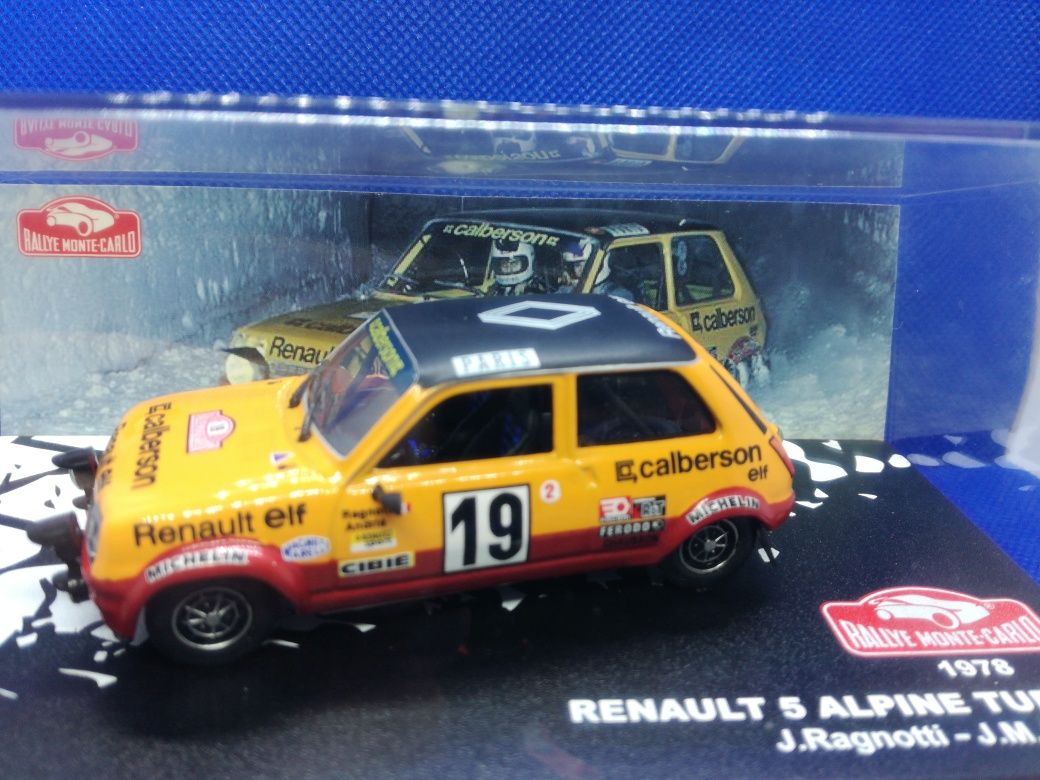 N.64-Miniaturas 1/43 Renault 5 Turbo de Rally 8 Modelos Novos