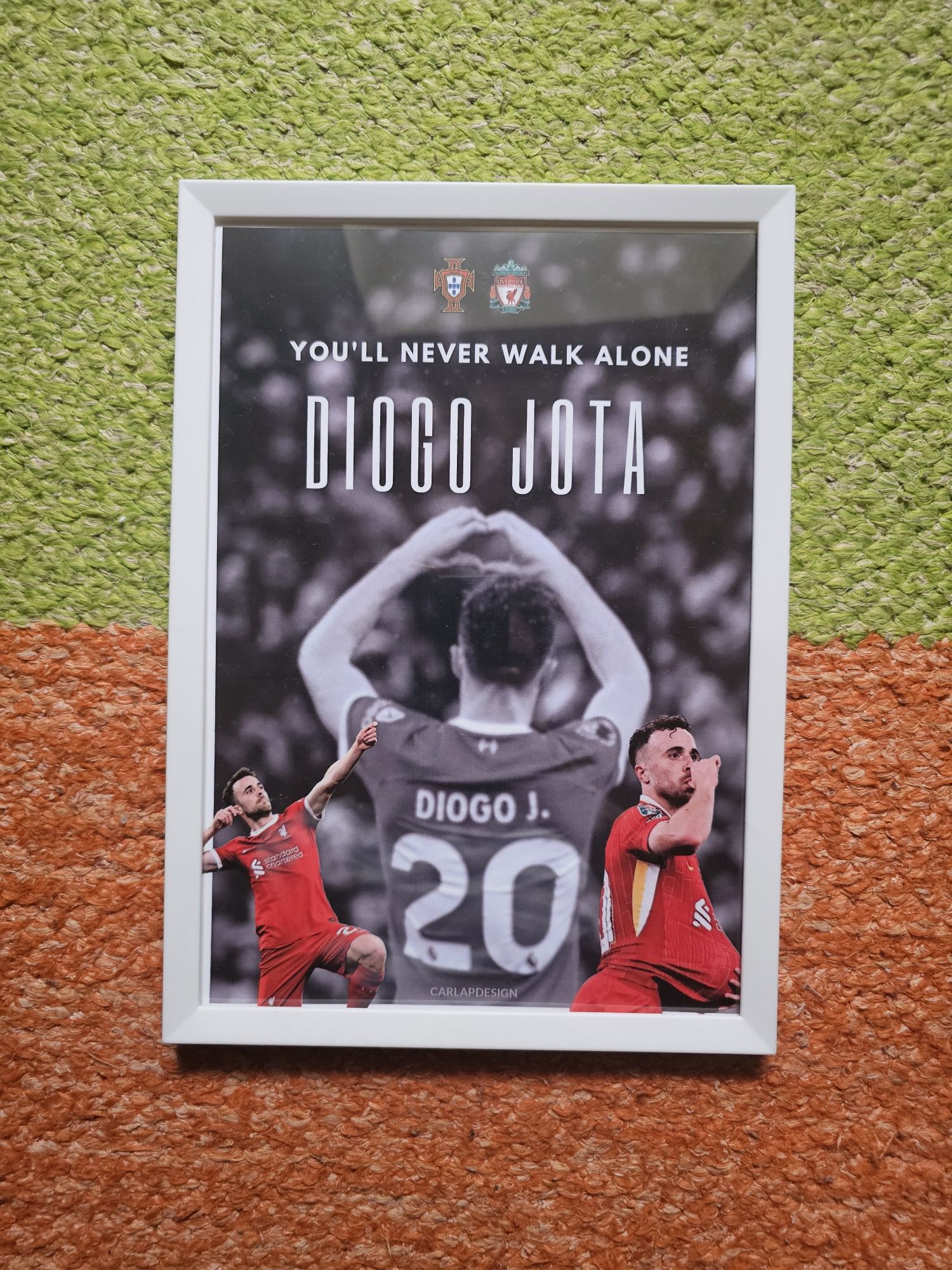 Diogo Jota Poster / Quadro Homenagem