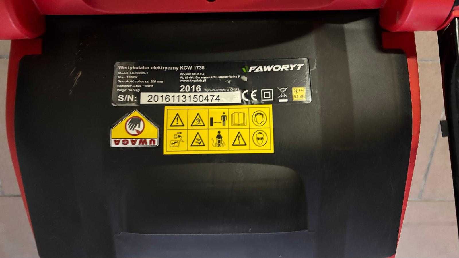 Wertykulator elektryczny