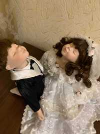 Разпродажа фарфоровые куклы пара