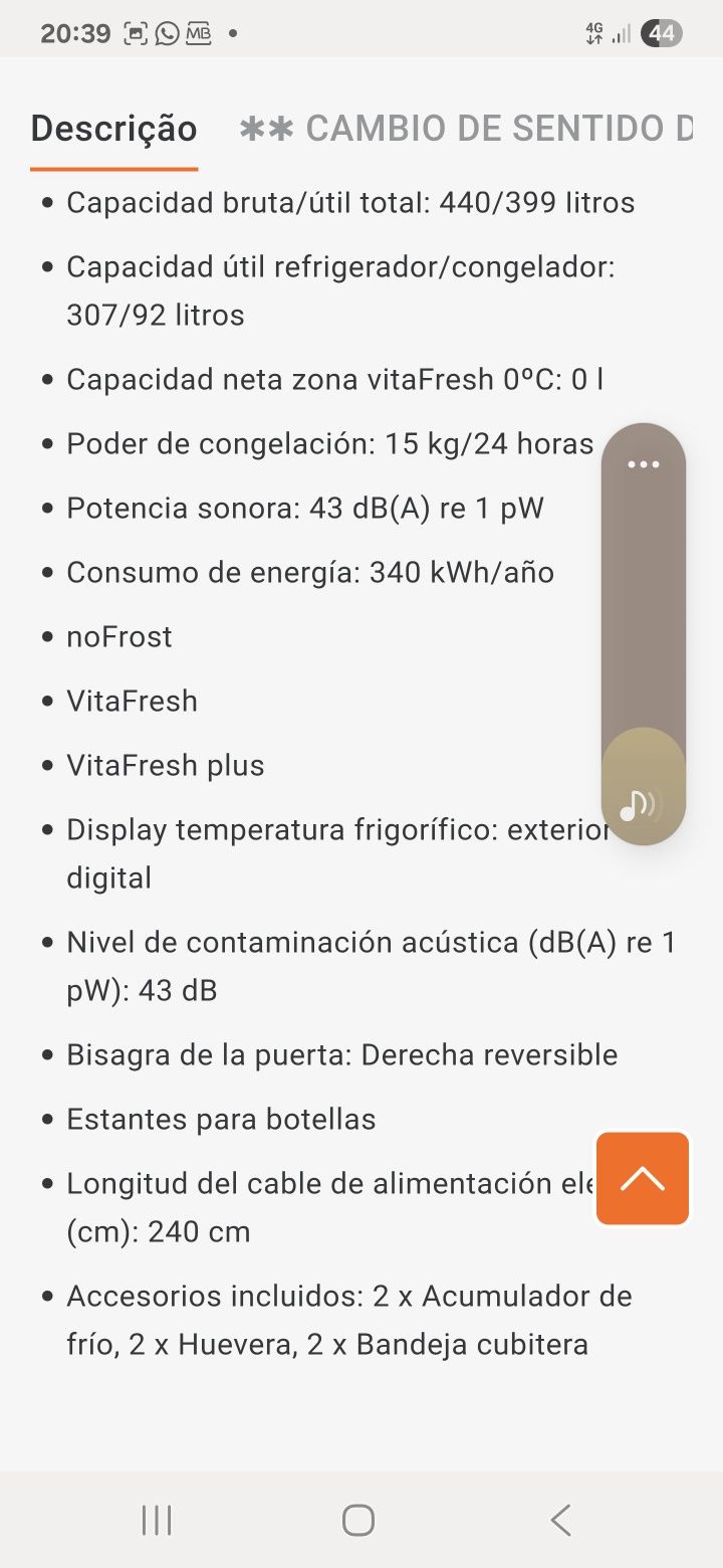 Frigorífico Bosch KGN49AI22