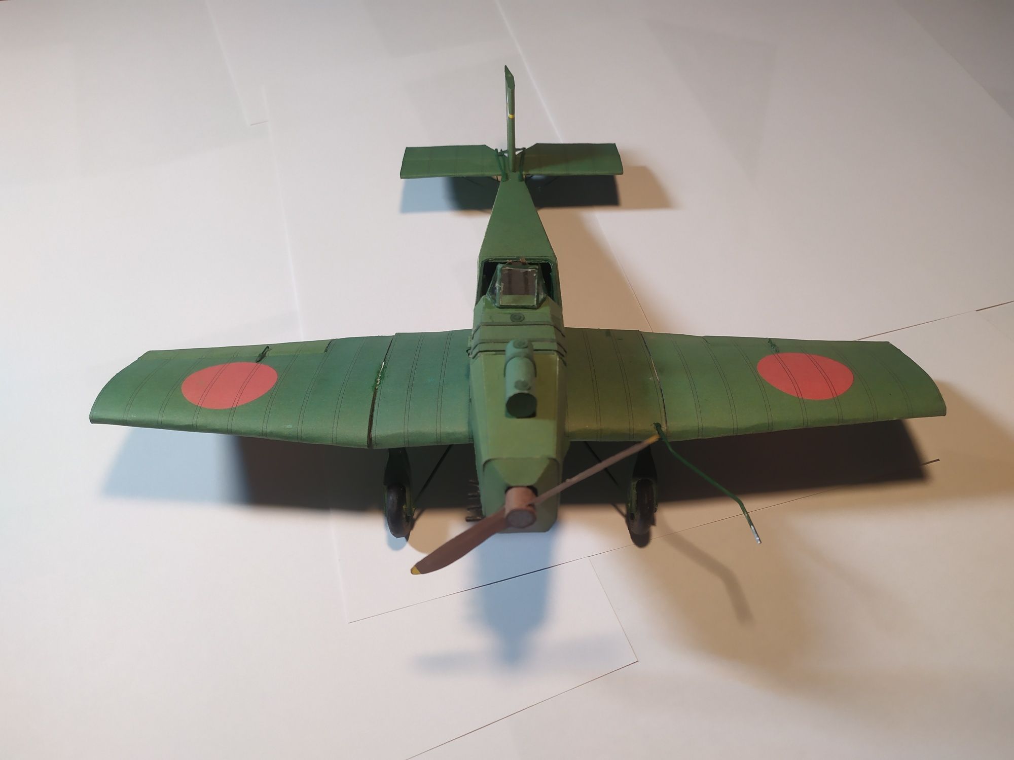 Бумажная модель японского самолёта камикадзе Та-Го М1/32 из бумаги