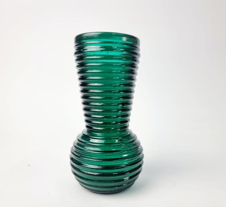 Wazonik z huty Prądniczanka Prążki Vintage PRL